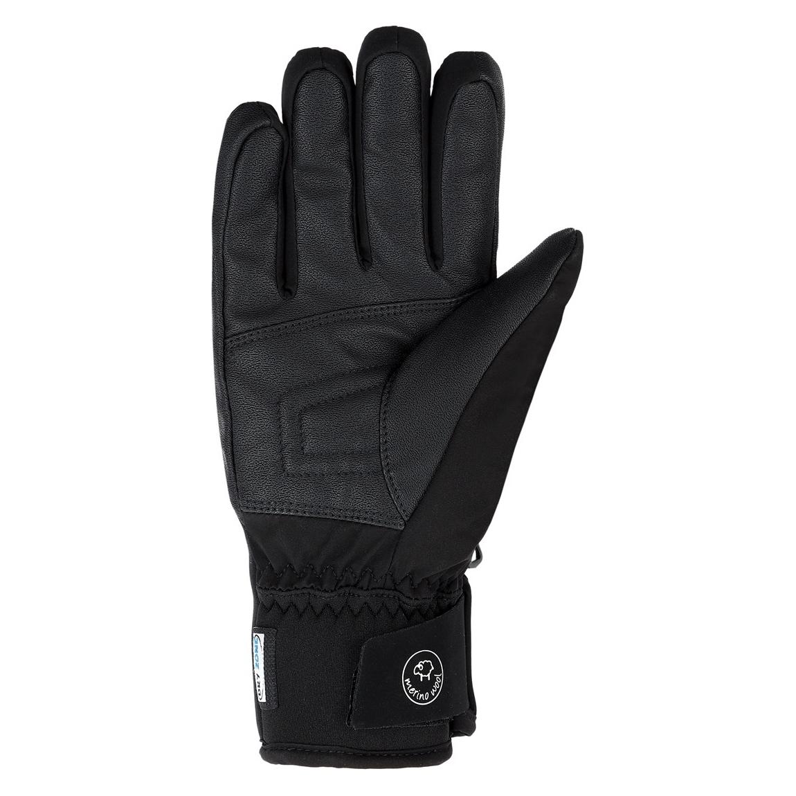 Vikingsports Viking Europe Tramontana Merino Ski Handschuhe Damen schwarz (5, 6, 7, 8) (113/22/0017/09)