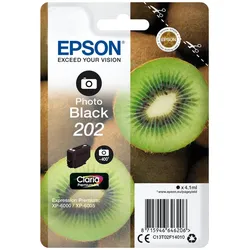 Epson Einzelpackung Photo Schwarz 202 Claria Premium Ink Con Rf