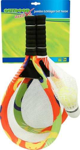OA Jumbo-Schläger Set Neon m.Bälle,L67