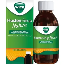WICK Husten-Sirup Natura mit Honiggeschmack ab 12 Jahren 140 ml