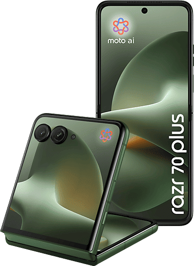 Motorola razr 70 plus, PANTONE Mountain View, 512GB, 12GB RAM, 6.9" Extreme AMOLED, Snapdragon 8s Gen 3 Mobile Platform, 4500 mAh