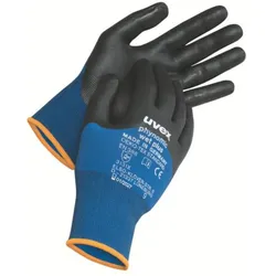 uvex Montagehandschuh phynomic WET PLUS anthrazit/blau 7 - 6006107 - anthrazit/blau