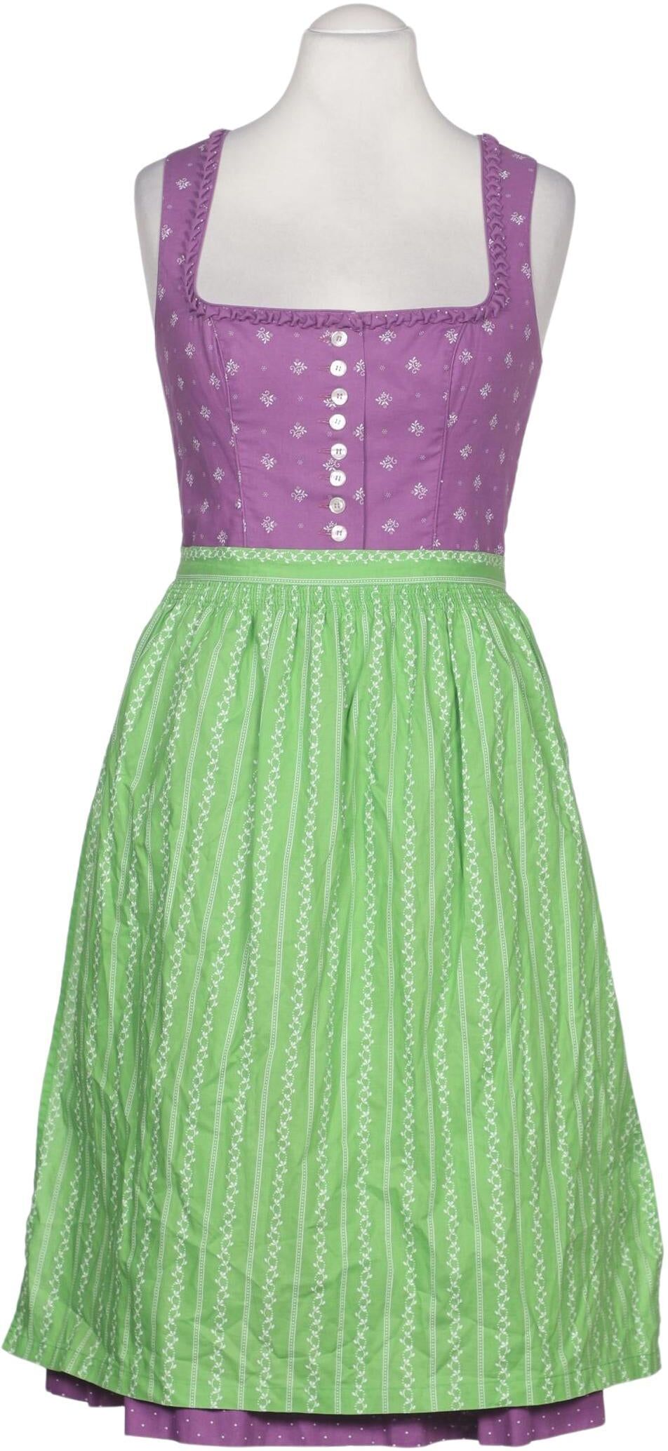 Wenger Tracht Damen Kleid, Mehrfarbig, Gr. EU 40, Baumwolle - Second Hand