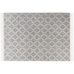 Tom Tailor Handwebteppich Colored Macrame One natural 140 x 140 cm