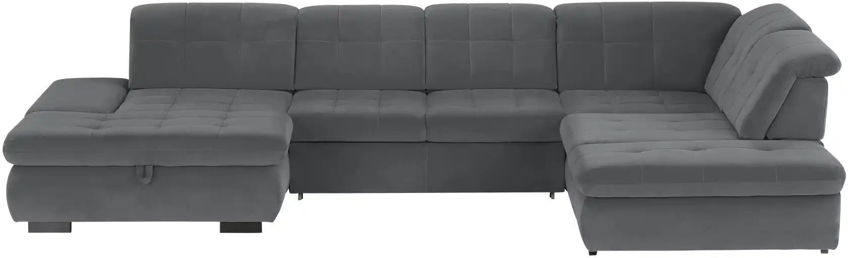 Lounge Collection Wohnlandschaft  Spencer ¦ grau ¦ Maße (cm): B: 382 H: 102 T: