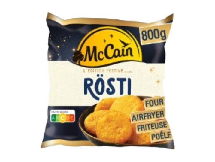 McCain Rösti pommes de terre et oignon 800 g
