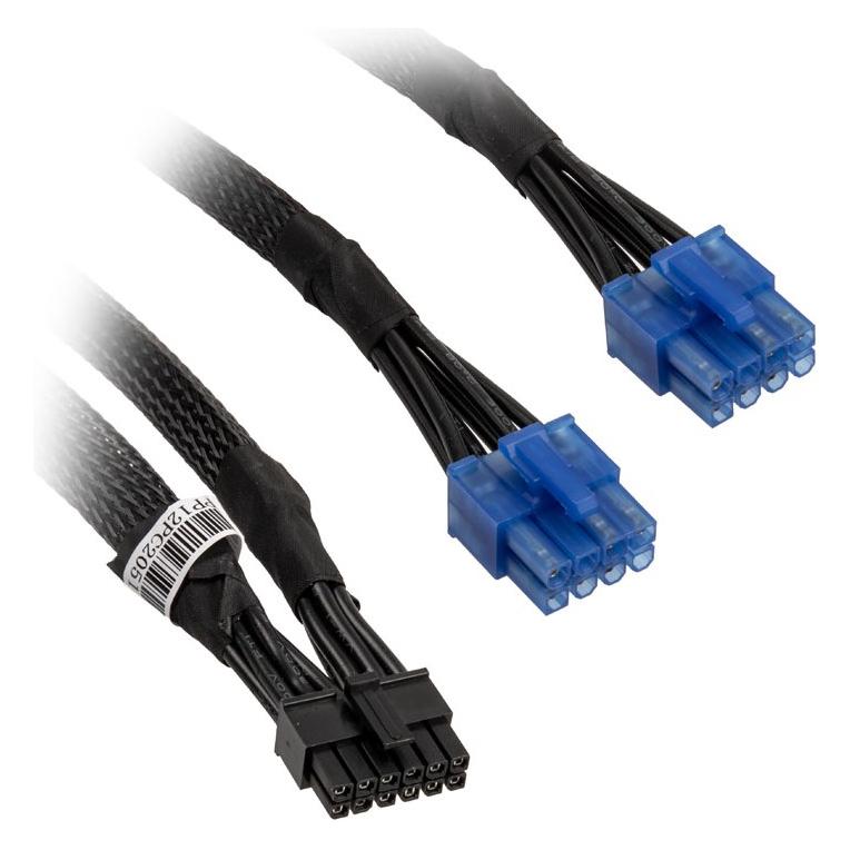 Silverstone 2x 8-Pin-PCIe zu 12-Pin-PCIe GPU-Kabel für modulare Netzteile (55 cm, 8 pin PCI-Express) (SST-PP12-PCIE)