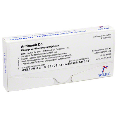 WELEDA AG ANTIMONIT D 6 Ampullen 8 St 01617369