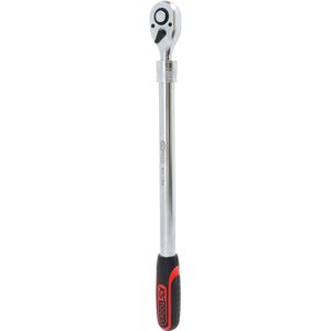 KS-Tools Umschaltknarre 914.1205, 1/2 Zoll, feinverzahnt, teleskopierbar 460 - 600 mm