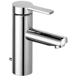 Keuco Waschtisch Armatur Plan Blue 53902010000 verchromt, mit Ablaufgarnitur