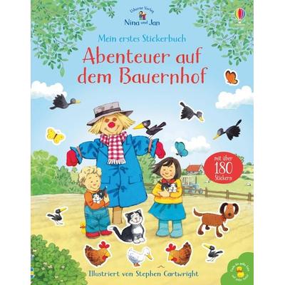 Nina und Jan - Mein erstes Stickerbuch: Abenteuer auf dem Bauernhof