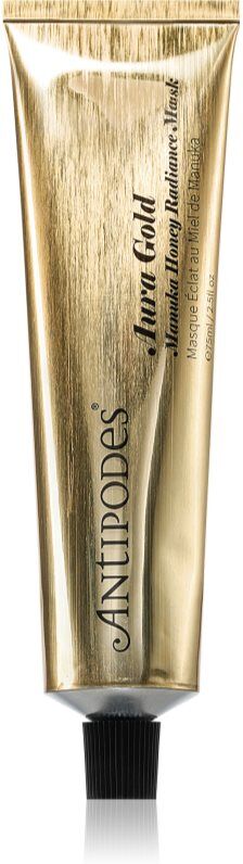 Antipodes Aura Gold Manuka Honey Radiance Mask masque illuminateur visage à la vitamine C 75 ml
