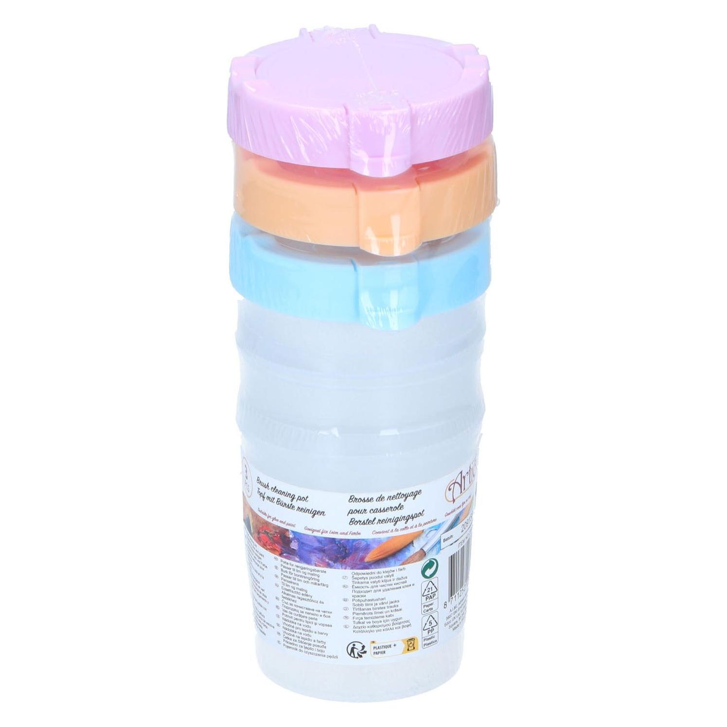 Artico Pinselreinigungstopf für Farben (3 Stk.) (pollin-891611-8711252238371)
