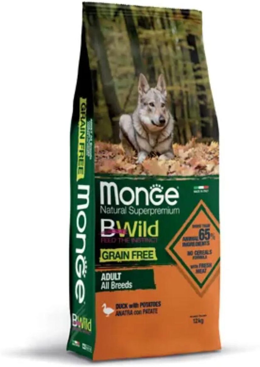 Kit Risparmio 2x12KG Monge Natural Superpremium BWild Adult Anatra 2X12KG