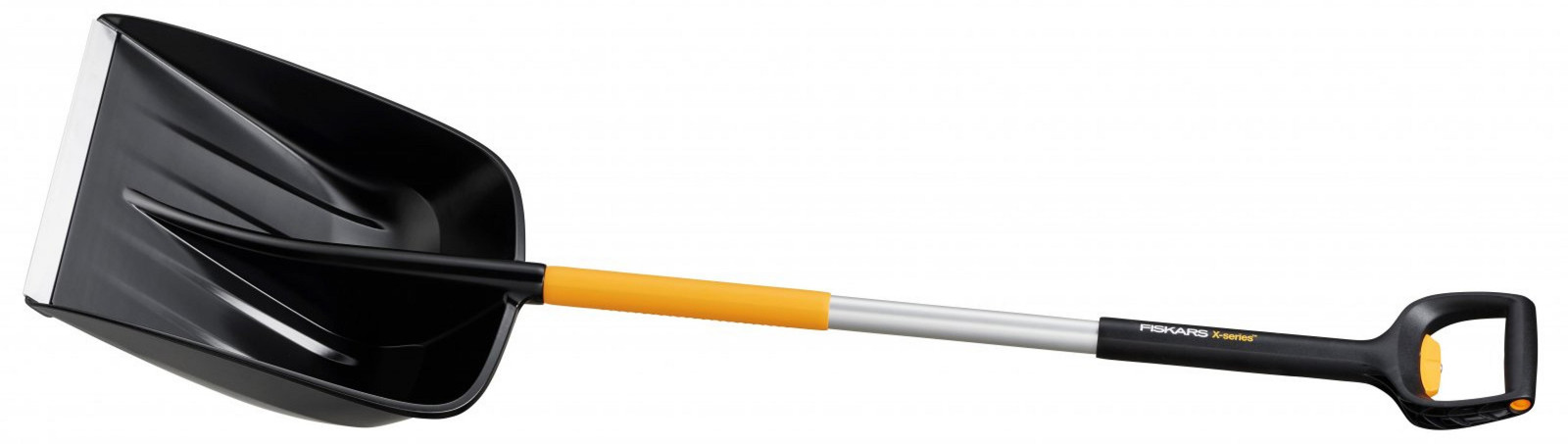 Fiskars Telescopische sneeuwschuivel serie X zwart/oranje 36 cm