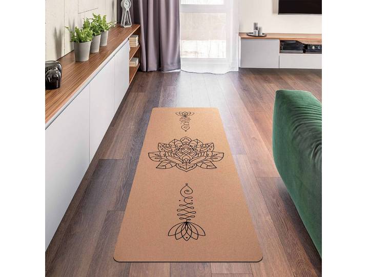 Tapis de yoga Grenouille 183 x 61cm Noir