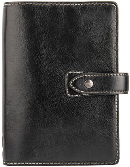Filofax Malden Personal Systemkalender Svart