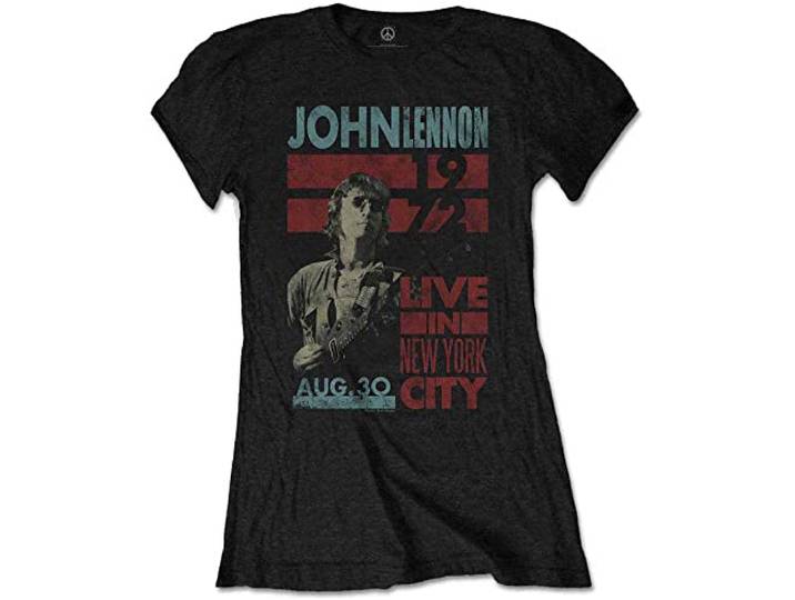 T-Shirt # L Ladies Black # Live In Nyc