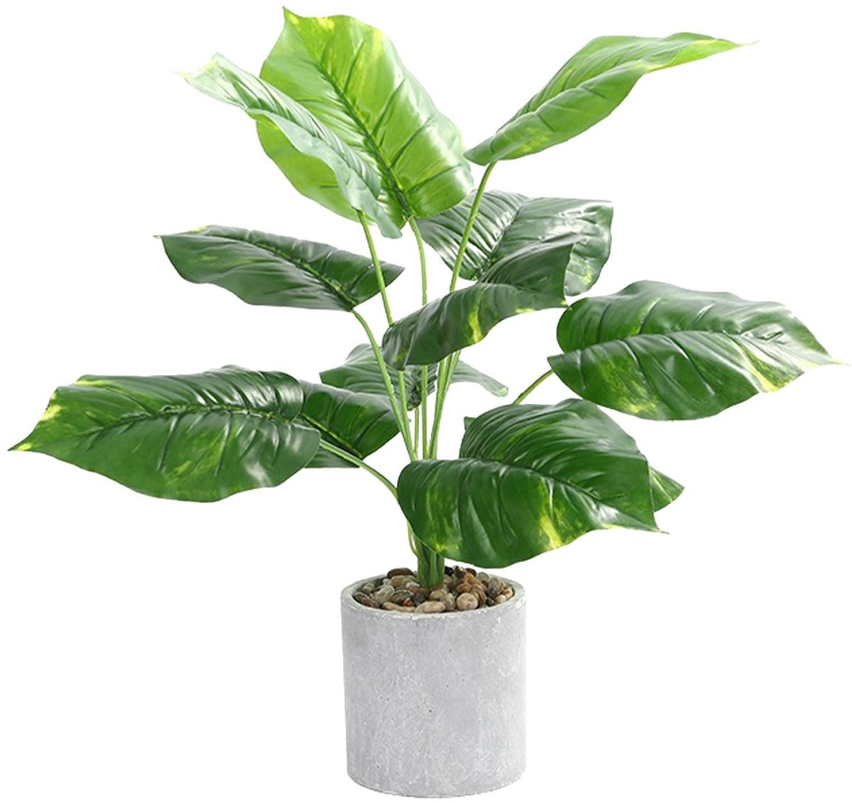 Merkloze groene kunstplant Pothos in pot voor binnengebruik