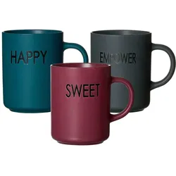 HENKELBECHER SET Statement bunt 390 ml 3-tlg.