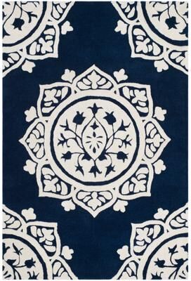 SAFAVIEH Handmade Bella Abby Modern Floral Wool Rug