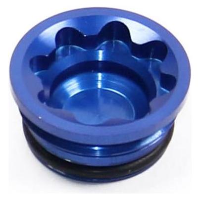 Hope Bohrungsdeckel für V4 Bremssattel Gross - Blau (Bremsset) (HBSP300:B)