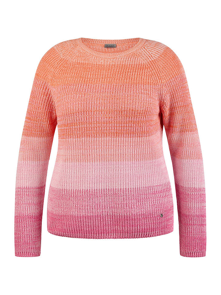 Rabe Pullover in Orange/ Pink - 40