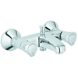 Grohe Costa 2 Griff Wannenarmatur 25450001 chrom, Aufputz