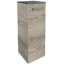Fackelmann Oxford Midischrank 30 cm Nature Oak - Badmöbel