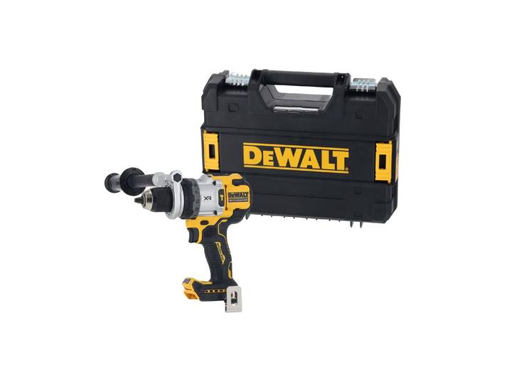 Akku-Schlagbohrschrauber DEWALT 18 V DCD1007NT-XJ Ohne Akku , gelb (schwarz), Bohrmaschinen, Akku-Schlagbohrschrauber, Softgriff, LED