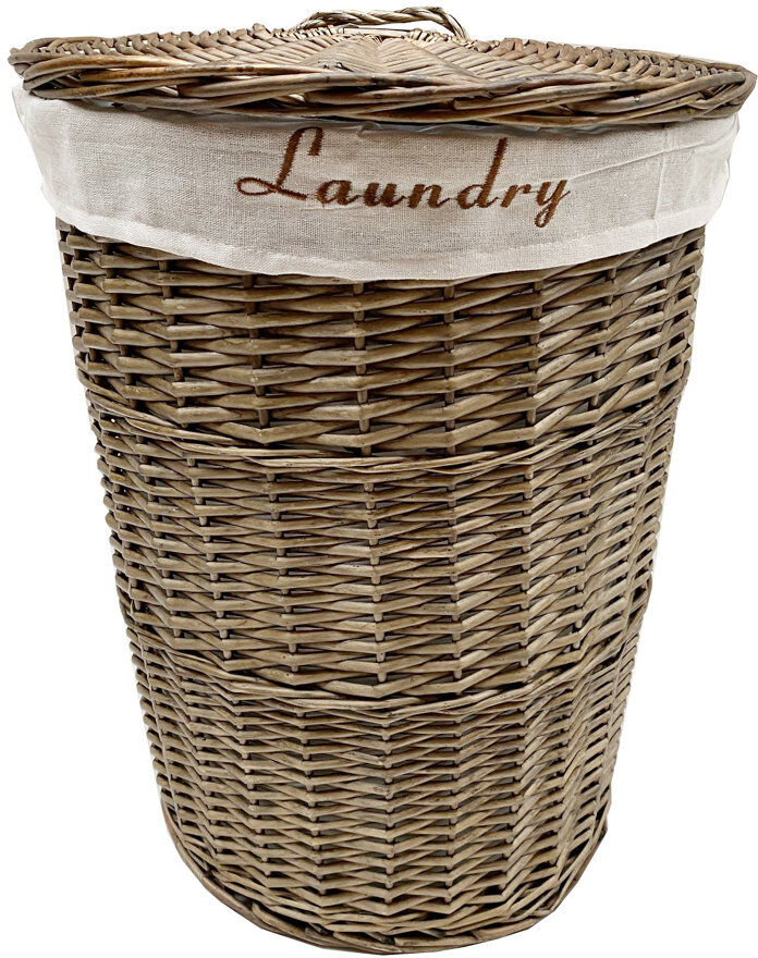 Brambly Cottage Laundry Hamper Oak Large (59cm x 44cm x 44cm)