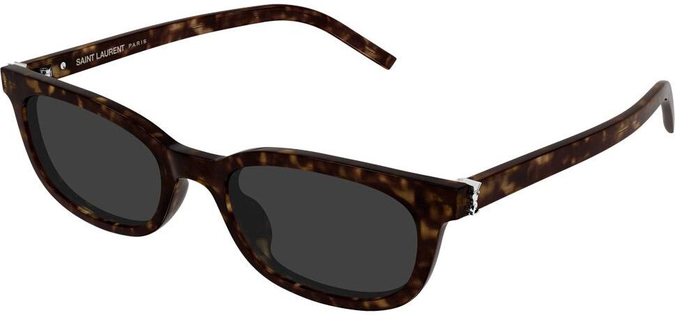 Saint Laurent  - SL M160 002 Dark Havana Grey - Lunettes de soleil
