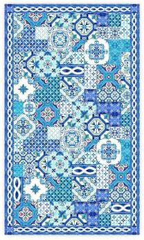 Laural Home Callisto Tiles Tablecloth