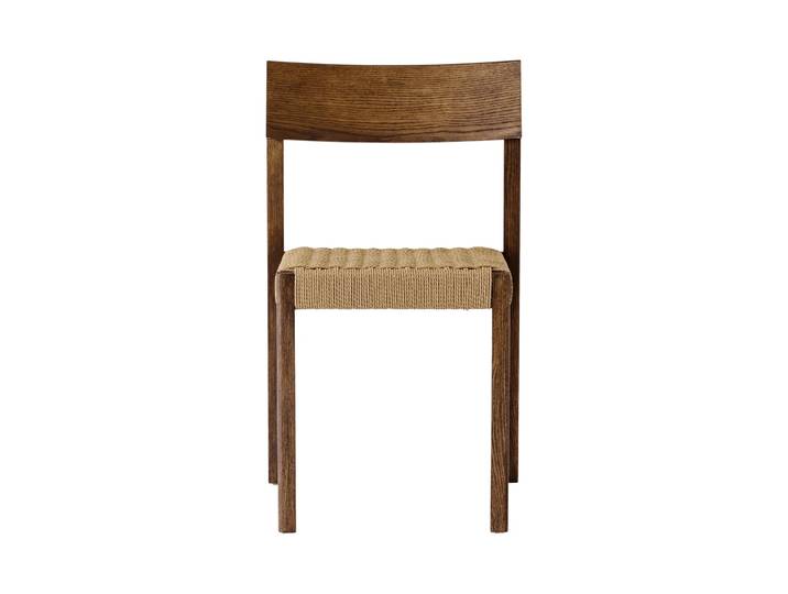 Audo Copenhagen Mauro Stuhl Dark stained oak-paper cord