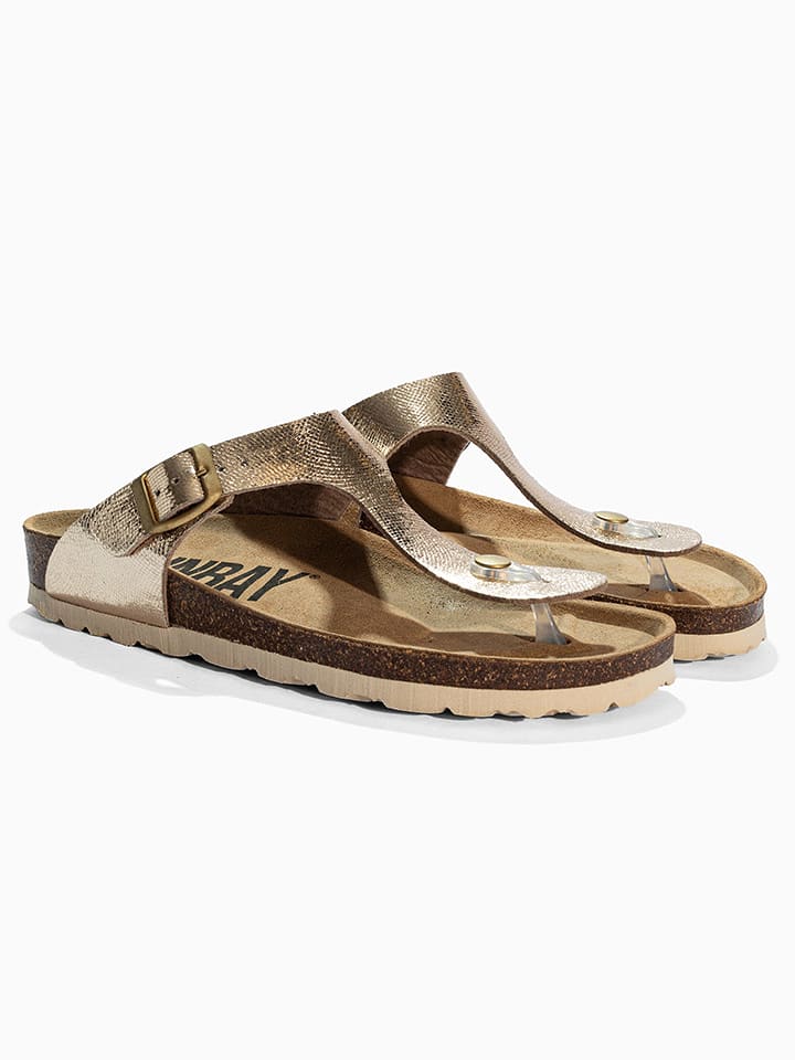 Sunbay Zehentrenner "Camelia" in Gold - 38