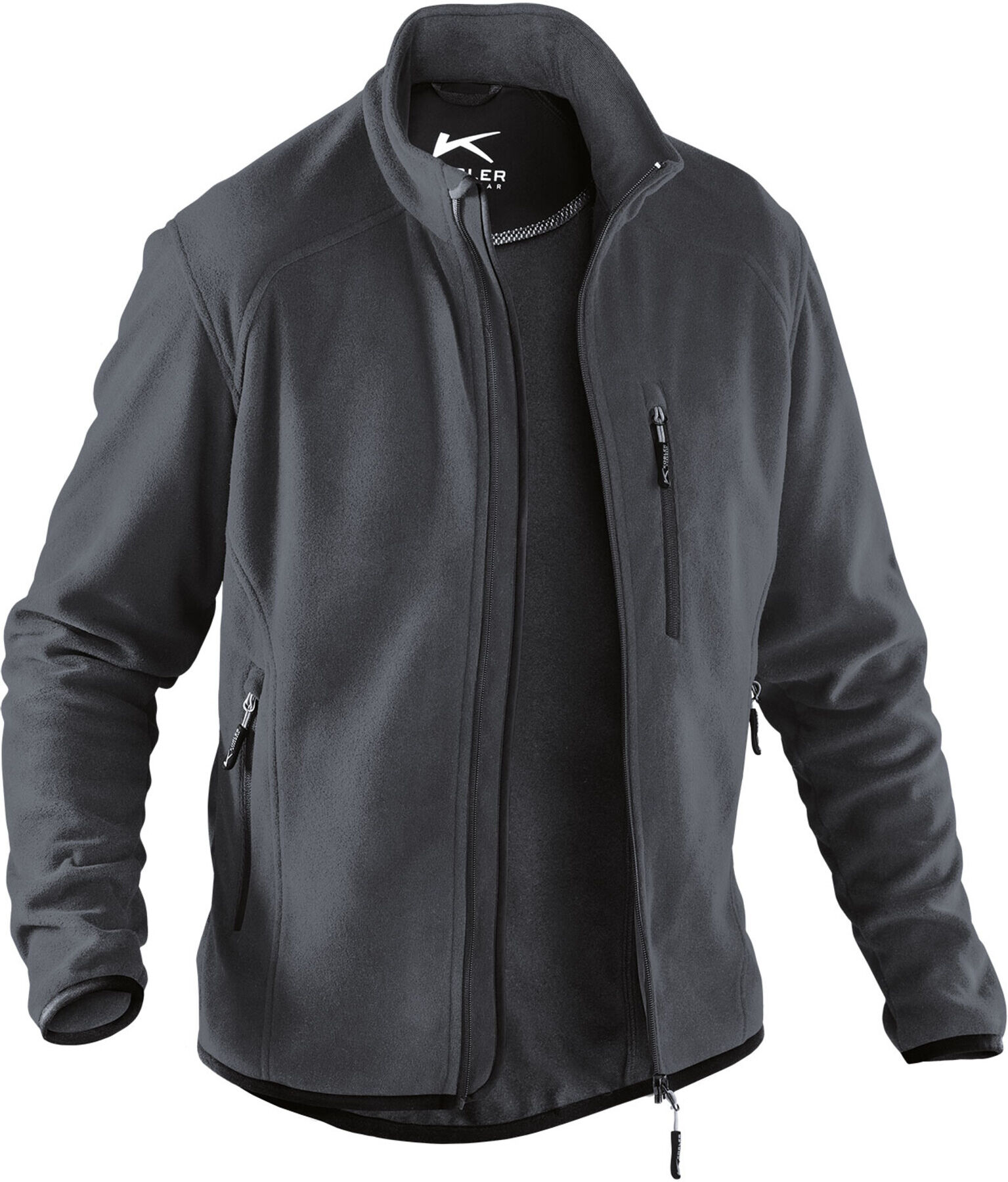 Kübler Fleecejacke anthrazit XL ; Kübler Workwear (1242 5369-97-XL)