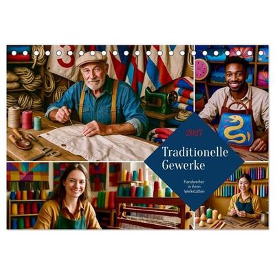 Traditionelle Gewerke (Tischkalender 2027 DIN A5 quer), CALVENDO Monatskalender