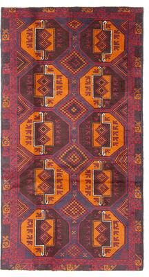 ECARPETGALLERY Hand-knotted Teimani Burgundy Wool Rug - 3'5 x 6'4