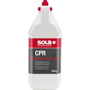 SOLA Schlagschnurkreide 66152201, CPR 1400, wasserfest, 1400g, rot