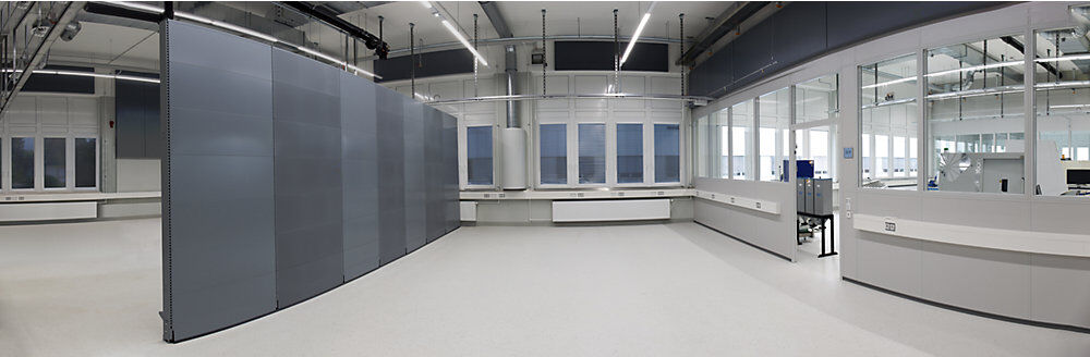 kaiserkraft Akustik-Stellwand, Büro/Industrie, Einzel-Stellwände, LxBxH 655 x 276 x 2500 mm