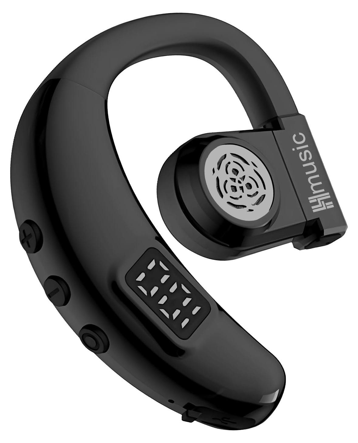 Hmusic Einohr Bluetooth-hoofdtelefoon met duale ENC-microfoon