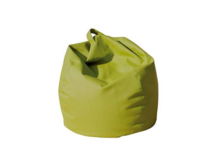 Eleganter Sitzsack, grüne Farbe, Maße 80 x 120 x 80 cm