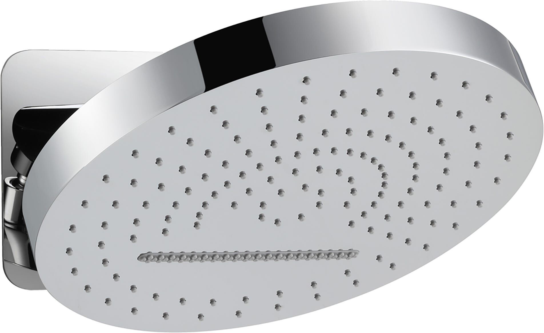 Tecom SOFFIONE DOCCIA  DIVINA CROMO 2 VIE SOFFIONE IN ACCIAIO Ø320 mm ORIENTABILE GETTO CASCATA