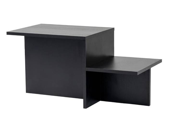 Table basse en bois marron 80 x 40 x 40 cm