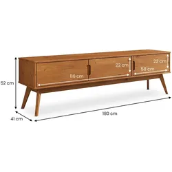 Idimex, TV Möbel, Tivoli (180 x 41 x 23 cm)