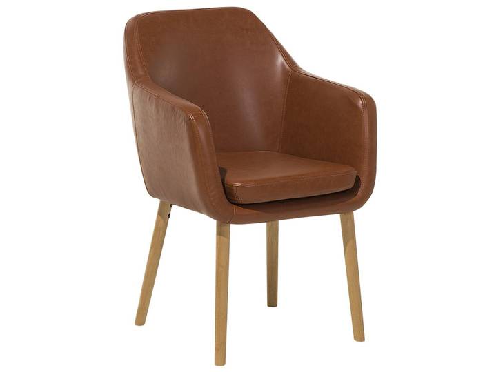 STUHL Kunstleder Goldbraun Yorkville