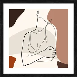 Gerahmtes Bild (BHT 32,50x32,50x1,80 cm) - bunt - BHT 32,50x32,50x1,80 cm