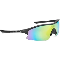 Spiuk, Unisex, Sportbrille, Frisbee (Schwarz, Orange), Schwarz, Orange