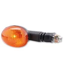 HIGHSIDER smart Mini Glühlampen Blinker Gehäuse Schwarz / Linse Orange (Paar), Vorn & Hinten