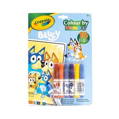 CRAYOLA - Malbuch Malen nach Zahlen Bluey